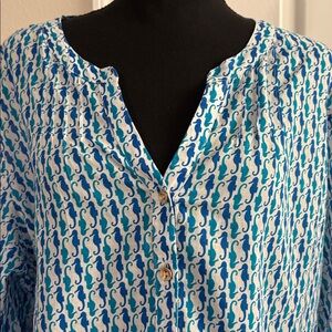 Talbots Seahorse Tunic